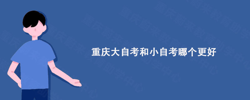 重庆大自考和小自考哪个更好呢?